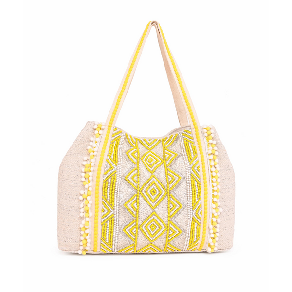 The bright blue-and-yellow tote, Cra-wallonieShops