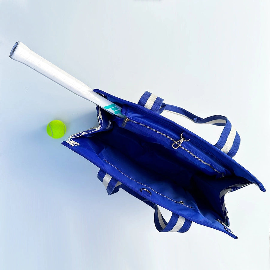 inside of fun tennis bag