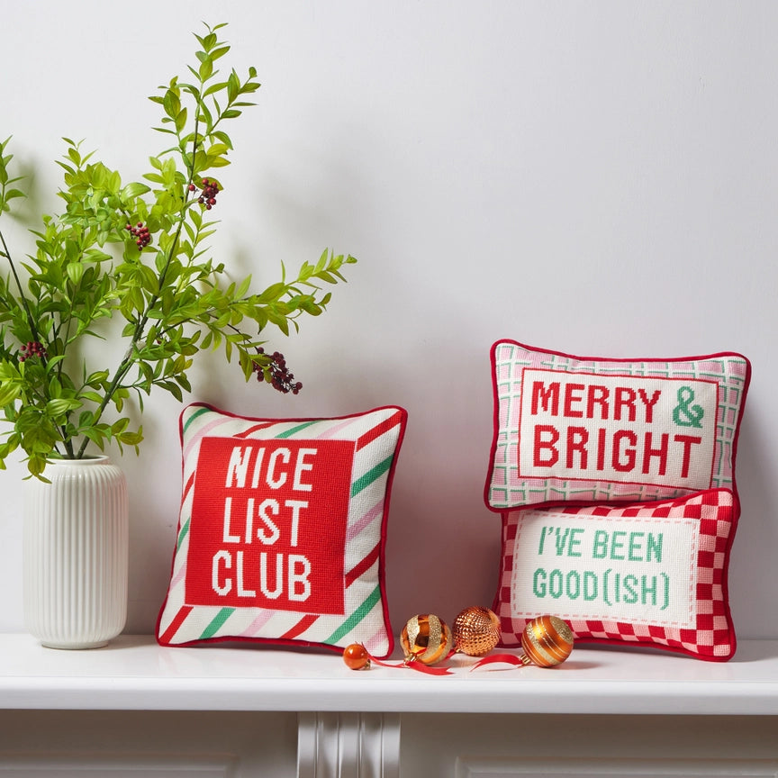 cute christmas pillow