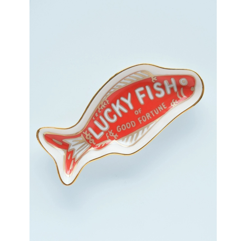 lucky fish trinket dish