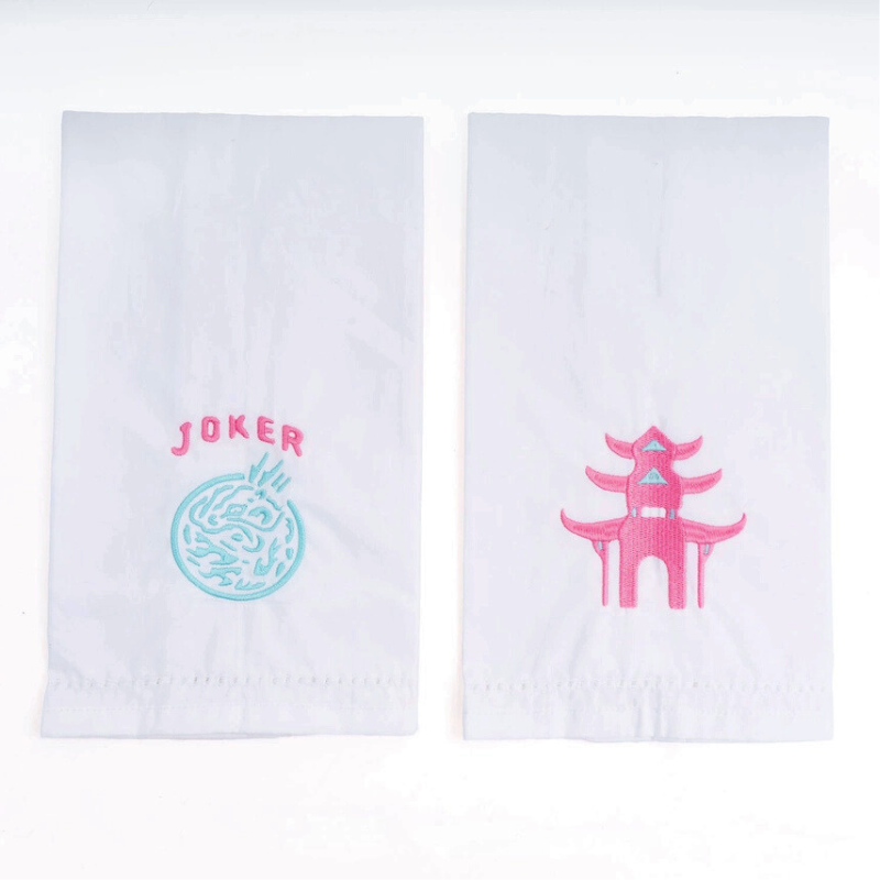 mahjong bar towels gift set
