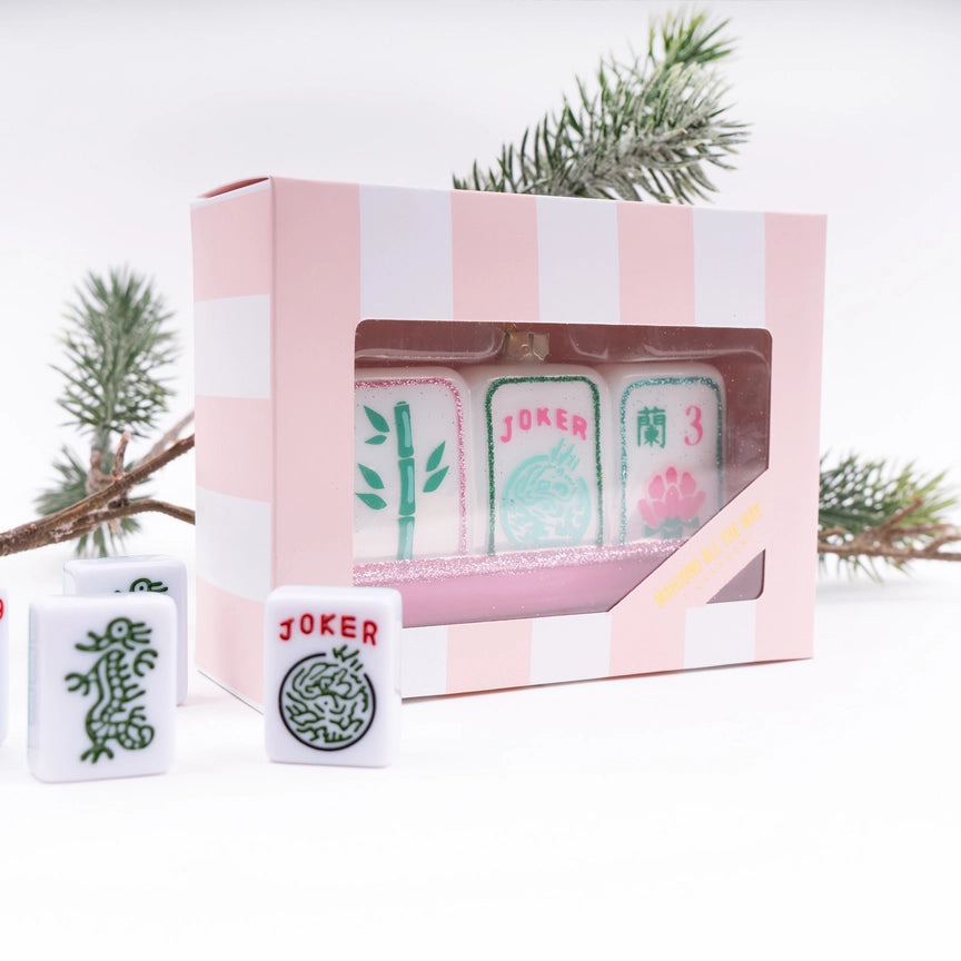 mahjong ornament gift set