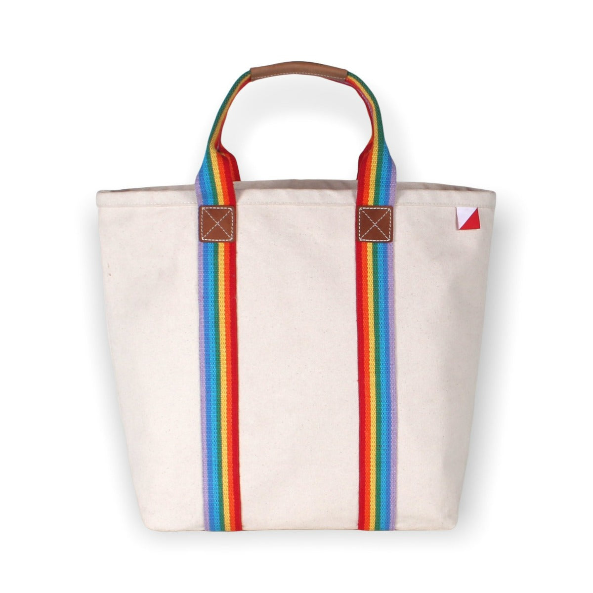 Rainbow Canvas Tote Bag, The Society Tote