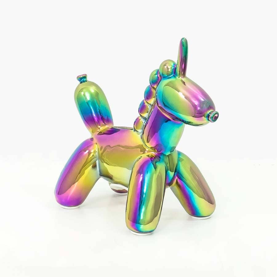 Fluffy Unicorn Bank — Chesapeake Ceramics